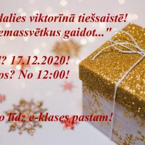 Read more about the article Tiešsaistes viktorīna “Ziemassvētkus gaidot”