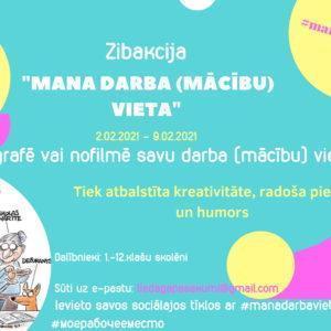Read more about the article Zibakcija “Mana darba (mācību) vieta”