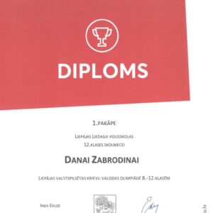 Read more about the article 🪶Sasniegumi Liepājas valstspilsētas krievu valodas olimpiādē 8.–12. klasēm