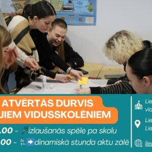Read more about the article 🚪Ātvērtas durvis topošajiem vidusskolēniem