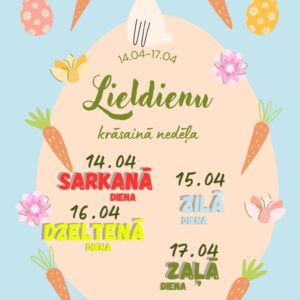 Read more about the article 🐇Lieldienu krāsainā nedēļa