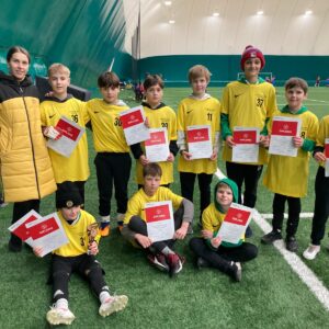 Read more about the article ᯓ⚽️Šodien futbola hallē notika sacensības “Jauno futbolistu diena”