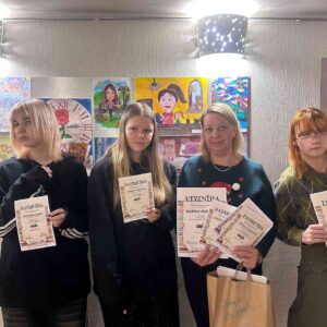 Read more about the article Sasniegumi👩🏻‍🎨”Starptautiskā bērnu un jauniešu mākslas konkursa Liepājas pilsētas kārtā LIDICE 2026″ 🎨🖼️🖌️
