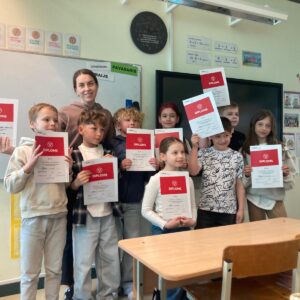 Read more about the article 🥉vieta Liepājas valstspilsētas skolu jaunatnes sporta spēļu sacensībās 1.-2.klasēm