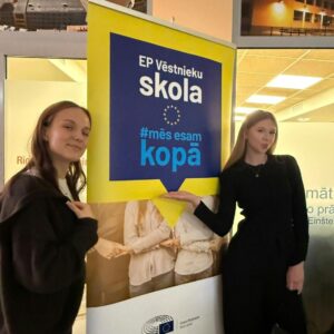 Read more about the article Eiropas Parlamenta vēstnieku skolu progrmmas jaunā 2026./2027. mācību gada atklāšana